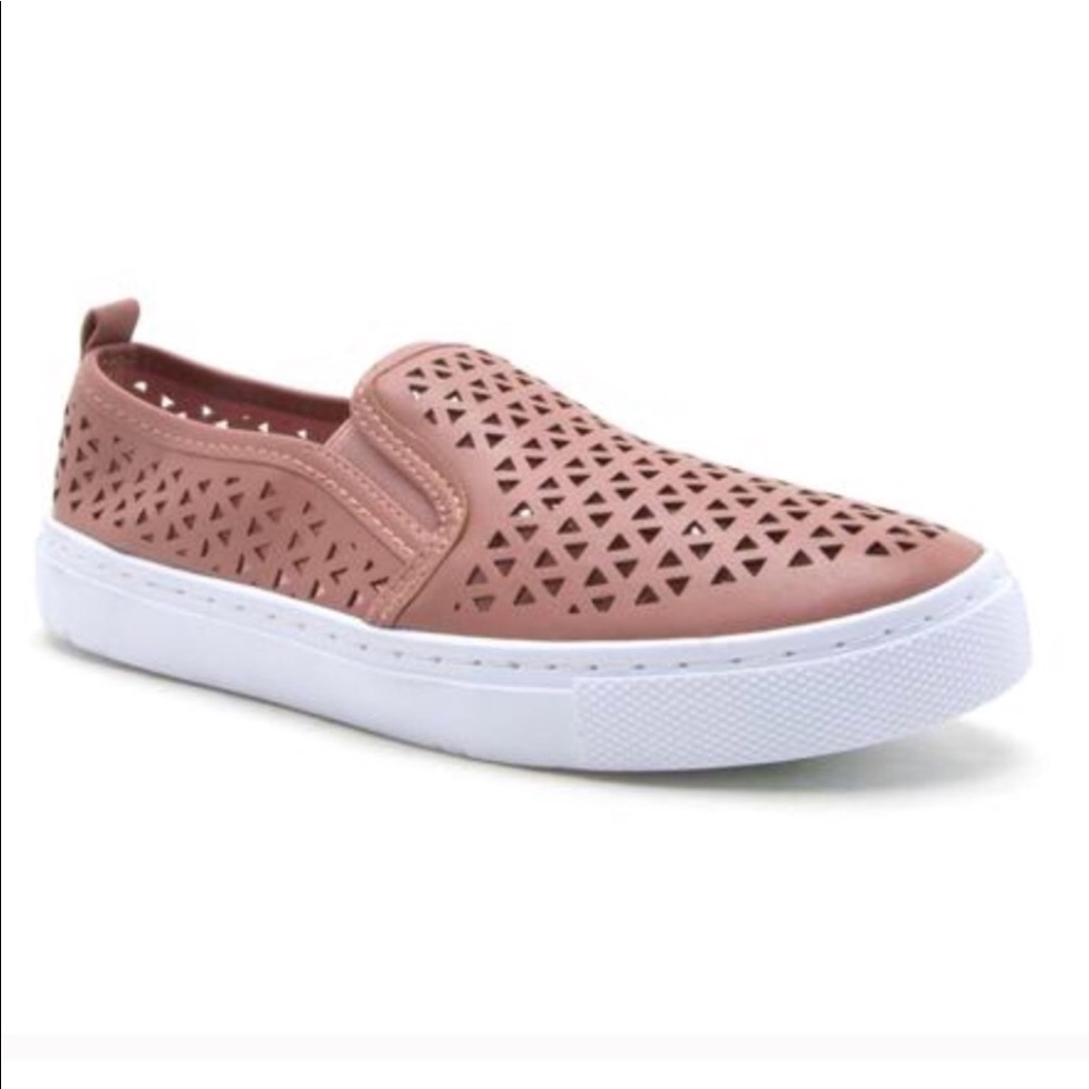 LAST 1🌸 cutout slip on sneakers blush pink - Picture 4 of 4